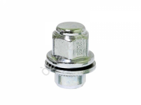 Гайка М12*1,50*37,5 прессшайба, хром, D18.5мм, кл.21мм /20