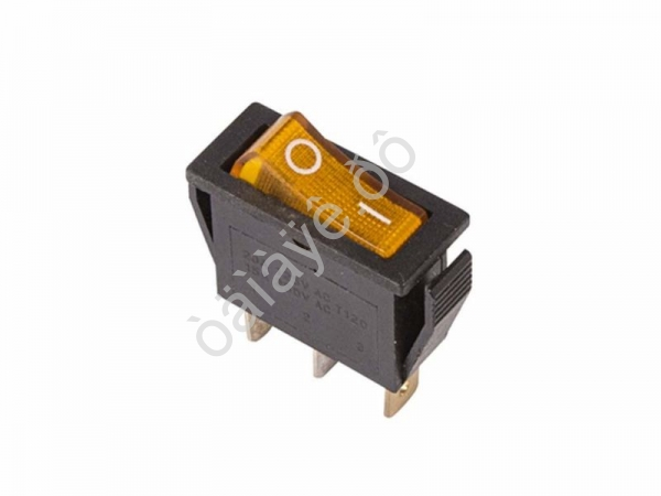 Выключатель клавишный 250V 15А (3с) ON-OFF желтый с подсветкой (RWB-404, SC-791, IRS-101-1C) REXANT Выключатель клавишный 250V 15А (3с) ON-OFF желтый с подсветкой (RWB-404, SC-791, IRS-101-1C) REXANT
