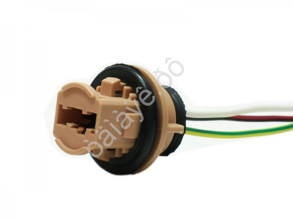 Патрон под 2-контактную безцокольную лампу W21/5W, с проводом /1/10