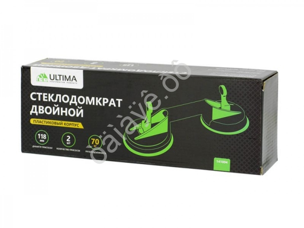 Стеклодомкрат двойной 70кг, пластик, Ultima Стеклодомкрат двойной 70кг, пластик, Ultima