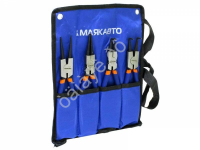 Набор съемников стопорных колец, 4пр (L-225мм) на полотне МАЯКАВТО /1/24_