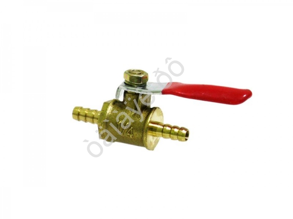 Кран шаровой елочка/елочка Ø5мм латунь