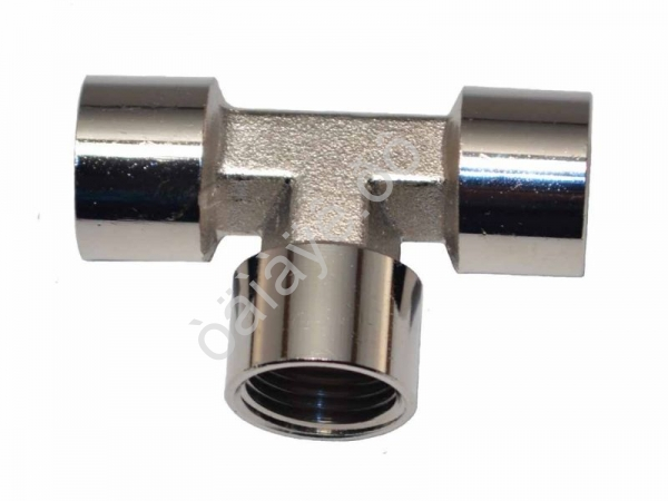 Фитинг-тройник 1/4" М-М-М Фитинг-тройник 1/4" М-М-М