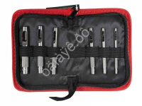 Набор пробойников 6пр. (3.2, 4, 4.8, 5.6, 6.4, 8мм),в сумке Forsage