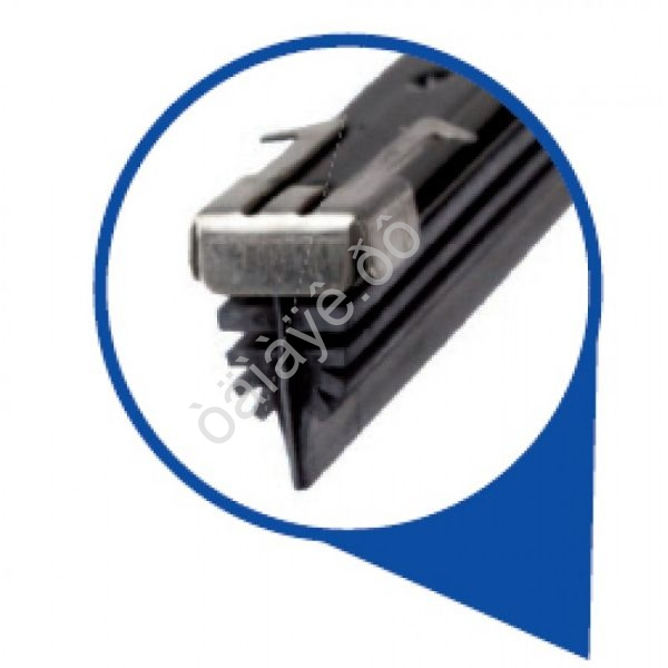 Лента стеклоочистителя "ALCA" силикон/графит  61см 1/50