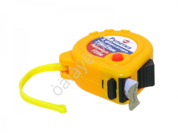 Рулетка 7,5м,25мм 2 фиксатора,"М5" 1/72_