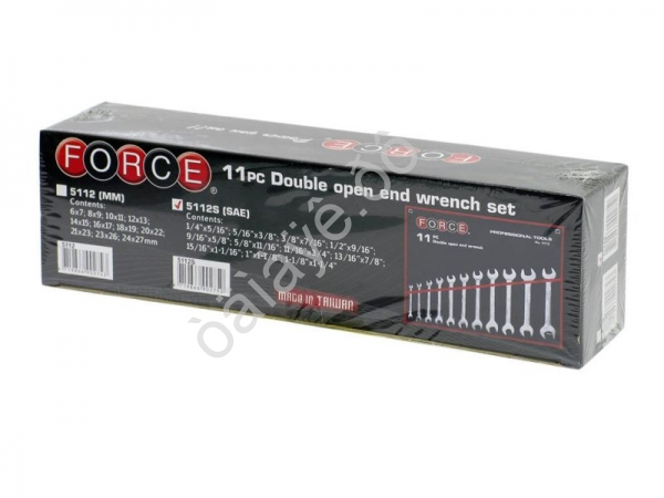 F5112S  Набор рожковых ключей 11пр. (дюймовые) /10