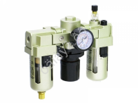 Фильтр-регулятор-лубрикатор 1/4 2000л/мин 25мкм max 1.5Mпа (0,05-0,85Мпа)
