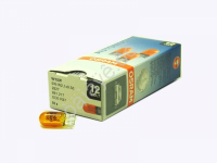 Лампа Osram W12-5W W2,1x9.5d  янтарная 2827 /10/50