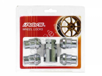 Гайки секретные М12*1,50*32мм, конус, 1 ключ (SC)