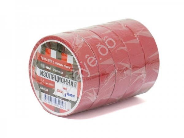 Изолента 15мм*20м "Klebebander" красная TIK504T /8/200 Изолента 15мм*20м "Klebebander" красная TIK504T /8/200