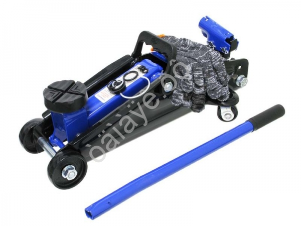 Домкрат гидравлический подкатной 2т h=140-340мм, ручка 360,в кейсе, МАЯКАВТО™/1_