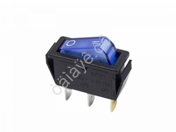 Выключатель клавишный 250V 15А (3с) ON-OFF синий с подсветкой (RWB-404, SC-791, IRS-101-1C) REXANT Выключатель клавишный 250V 15А (3с) ON-OFF синий с подсветкой (RWB-404, SC-791, IRS-101-1C) REXANT