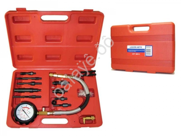 Компрессометр для дизельных двигателей, 12пр, в кейсе МА /1/6_ Компрессометр для дизельных двигателей, 12пр, в кейсе МА /1/6_