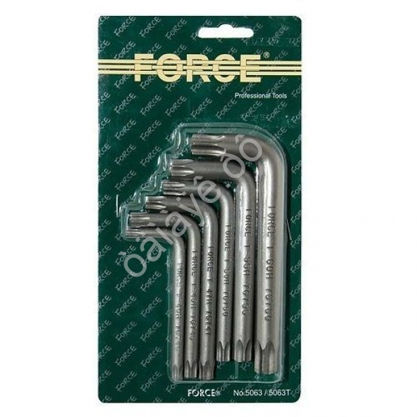 F5063Т Набор угловых вставок TORX 6пред /1/12 F5063Т Набор угловых вставок TORX 6пред /1/12