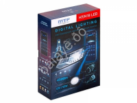 Светодиодные лампы MTF LIGHT серии DIGITAL LIGHTING Н7/Н18, 12V, 55W, 4500lm, 3000-7000K, управление со смартфона, аналоговое и пульт ДУ, к-кт.