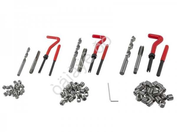 Набор для восстановления резьбы комбинированный 88пр. Forsage Набор для восстановления резьбы комбинированный 88пр. Forsage