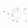 Переключатель 250V 6A (2c) ON-OFF красный Mini/10