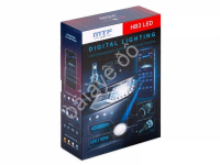 Светодиодные лампы MTF LIGHT серии DIGITAL LIGHTING НB3, 12V, 55W, 4500lm, 3000-7000K, управление со смартфона, аналоговое и пульт ДУ, к-кт.