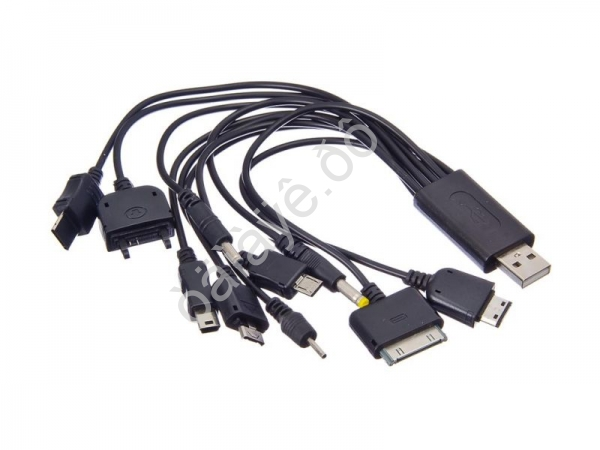 USB кабель 10 в 1 Ермак /1/10/100