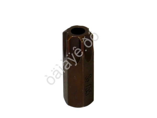 Бита Т55 TORX, 6 лучей, L=30mm с отверстием МАЯКАВТО™ 1/10/80/800_ Бита Т55 TORX, 6 лучей, L=30mm с отверстием МАЯКАВТО™ 1/10/80/800_