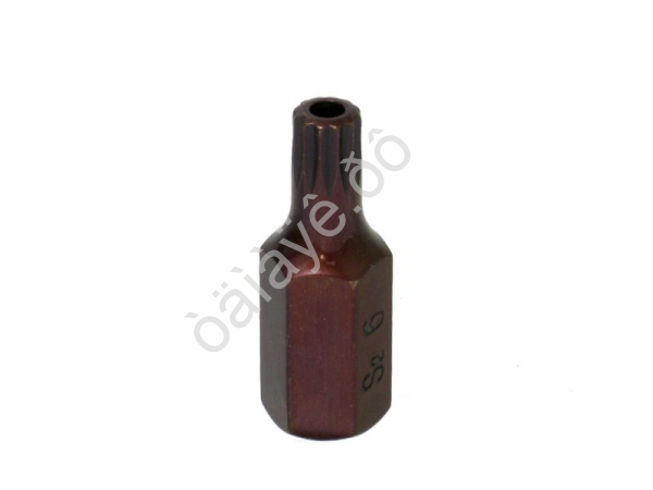 Бита М6 SPLINE, 12 лучей, L=30mm с отверстием МАЯКАВТО™ 1/10/80/800_
